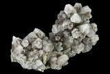 Hexagonal, Columnar Calcite Crystal Cluster - Fluorescent! #115491-2